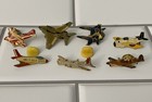 Lot Of 7 Mix Vtg Military Airplane Lapel Tac Pins Air Force Fighter Jet Tie Tacs