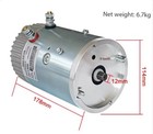 Electric Forklift Motor  Hydraulic Oil Pump  Power Unit  Spline  9-pole Dc Motor