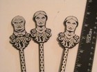 3 Club 33 Disney Haunted Mansion Library Busts  Swizzles Sticks