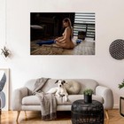 503472 On Floor Hd Nudes Hot Sexy Cute Photo 16x12 Wall Print Poster