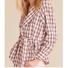 Nwt  veronica Beard Lin   belted   plaid   jacket   blazer