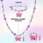 Bgshemni Girls Butterfly Jewelry Set Style 2