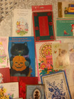 Huge Vintage Greeting Card Lot-holiday  Get Well  Birthday  Duplicates  Nos