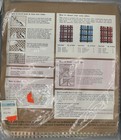 Vintage 1978 Plaid Latch Hook Rug Kit 20  X 27  Caron Usa  3105