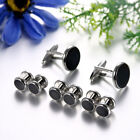 8pcs Mens Classical Shirt Tuxedo Cufflinks Wedding Buttons Cuff Links Studs Usa