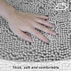 Bathroom Rugs Sets 3 Piece  Super Soft Absorbent Bath Mat Set with U-shaped T   