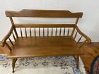 65774 Ethan Allen Maple Settee Loveseat Sofa