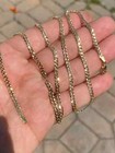 Solid 14k Yellow Gold Miami Cuban Link Chain Thin Necklace Mens Or Ladies 16-28