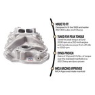 Edelbrock 2701 Sbc Performer Eps Aluminum Intake Small Block Chevy 305 327 350