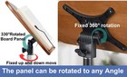 Adjustable Book Stand For Reading  Cooking  And Music - Floor Bible Holder Wi   
