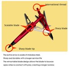 12pcs Hunting Gray Killzone Broadhead 100grain Sharpen Blade 2  Cut Archery Tips