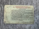 Vintage 1925 Chicago   Alton Railroad Ticket Card Bloomington