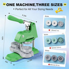 Button Maker Machine 3 Sizes  Diy Pin Making Machine 1 1 25 2 25 Inch  Interchan