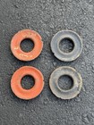 Vintage Quoits Throwing Set Ring Toss Game Cast Iron
