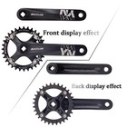 Bucklos Mtb Mountain Bike Single Speed Square Taper Crankset -170mm Cranksets   