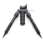 Bipod 4 75- 9  Foldable Qd Picatinny Rail Mount Adjustable Leg With Spike Feet 