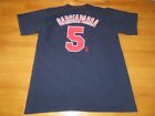 Majestic Nomar Garciaparra No  5 Boston Red Sox  lg  T-shirt Jersey Blue