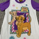 Vintage 90s Disney Lion King Simba   Nala Girls Sleep Shirt Nightgown Size 14