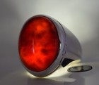 Men   s 925 Sterling Silver Ring   Oval Red Yemeni Aqeeq Carnelian Stone   Handmad