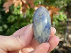 Sodalite Blue Small Palm Stone  Focus Energy Intuition 29076e