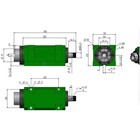 Bt40 Spindle Unit Power Milling Head Cnc Drilling Power Waterproof Unit 6000rpm