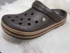 New Crocs Crocband Clogs Brown Slip-on Slingback Comfort - 7 Men 9 Women