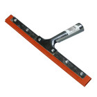 12 In  Professional Double-blade Red Gum Rubber Squeegee With Zinc Plated Steel 