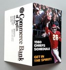 1980 Kansas City Chiefs National Football League Schedule
