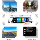 7   Touch Screen 1080p Car Mirror Dash Cam Rear View Mirror Camera Night Vision