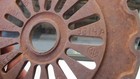 Old  Ihc  3314a   Cast Iron Planter  Seed Plate     Wood Stove Trivet Craft