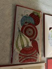 Papyrus Lot Of 6 Christmas Holiday Cards  Sparkle Embellished 3d Tree  Pretty