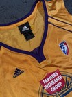 Los Angeles Sparks Wnba Adidas Jersey Xl Gold Purple Farmers  Player Issued