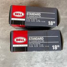 Bell Standard 18 Inch Bike Inner Tube Schrader Valve 1 75-2 25 Width Lot Of 2