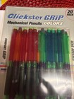 Vtg 1999 Sanford Clickster Grip Colors Mechanical Pencils 0 5mm 20 Pk   Nos 