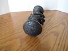 Antique Vintage Heavy Cast Iron   Metal Interior Door Knob Handles   Plates