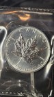 1993 Canada Maple Leaf 1 Oz  9999 Fine Silver 5 Dollars Queen Elizabeth Ii