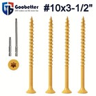200x  10 3-1 2  T25 Star Drive Deck Torx Drive Screws Self Tapping Wood Decking