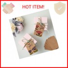 Juvale 200-pack Kraft Paper Tags - Large  Brown  Blank Retail Or Gift Tag With H