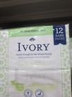 Ivory Soothing Notes Of Aloe 12 Bars Gentle Soap For Whole Family 38oz 
