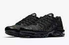 New Nike Air Max Plus Tn Men s All Black Cool Air Cushion Shoes