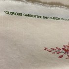 Waverly Glorious Garden Sketchbook Collection Fabric Remnant Made In Usa Floral