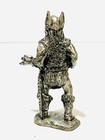 Vintage 1982 3 5  Selandia Norwegian Norse Pewter Viking With Battle Axe