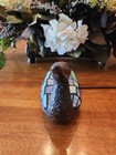 Vintage 9  Tiffany Style Stained Glass   Metal Duck Table Lamp Night Light