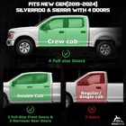 Underseat Storage For 2019-2024 Silverado Sierra 1500 2500 3500 Double Crew Cab