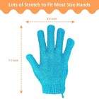 30 Pcs Exfoliating Gloves For Shower 15 Colors Body Exfoliator Glove With