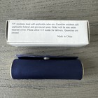 Vintage Lipstick Holder Purse Compact Case Mirror Navy Nos In Original Box
