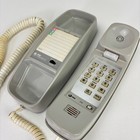 Corded Push Button Telephone Gray 1991 Landline Vintage At t Trimline 210