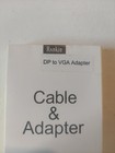 Rankie Displayport  dp  To Vga Adapter Gold Plated Converter Black
