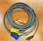 Iogear 10 Ft Usb Vga Audio Kvm Switch Cable G2l5303u Gcs1758 Gcs1732 Gcs1734 New