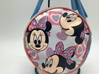 New Vintage Minnie Mouse Avon Round Purse Mini Blue Tote Bag Pink Hearts